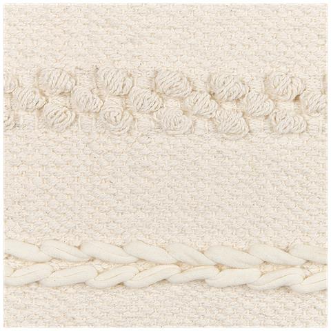 Decorazione Da Parete In Tessuto Daska Rettangolare Cotone Beige - Foto 2