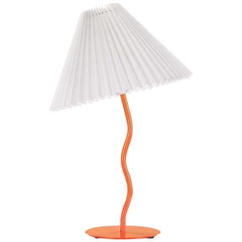 Lampada Da Tavolo Alwero Metallo Arancione - Foto 7