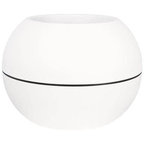 Fioriera Rotonda Granit Boule - Plastica Ø 40 Cm - Bianco - Foto 1