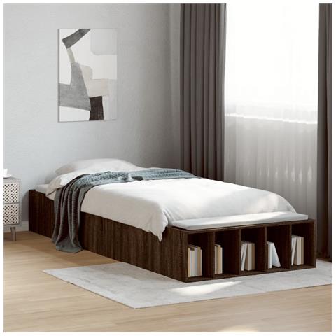 Giroletto Rovere Marrone 90x190 Cm In Legno Multistrato - Foto 1
