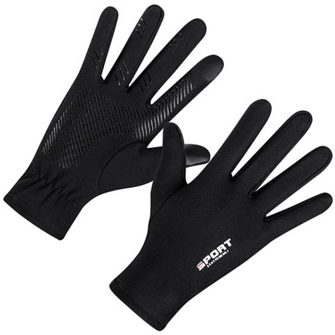 Guanti Sportivi Touch Screen - Ispessiti, Dita Intere M - Foto 2