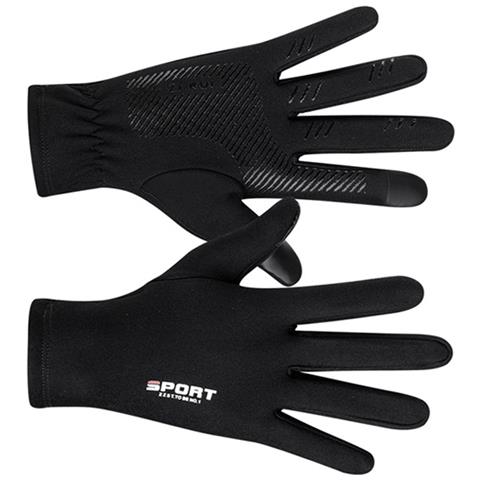 Guanti Sportivi Touch Screen - Ispessiti, Dita Intere M - Foto 3