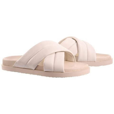 Tessa Slippers Ciabatte Pelle Scarpe Donna Beige Eu 39, 7-100820 1200 - Foto 1