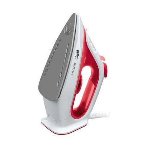 Ferro a Vapore 1019RD Piastra Antiaderente Potenza 1900 W Rosso - Foto 2