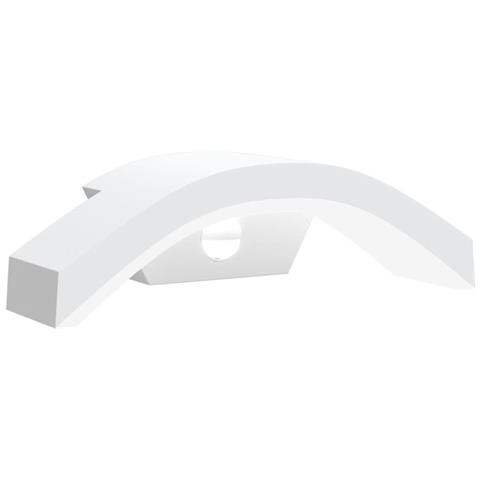 Applique con LED e Sensore Bianca in Alluminio Pressofuso - Foto 1