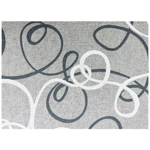 Tovaglia Per Salotto Cucina In Miros Misto Cotone Made In Italy Penelope Rp 140x140 Grigio - Foto 2