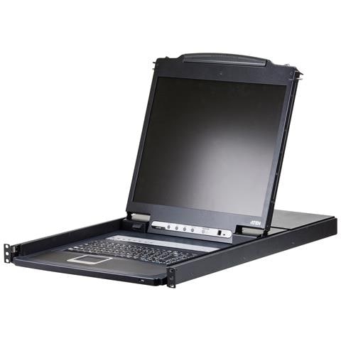 CL1308N switch per keyboard-video-mouse (kvm) Montaggio rack Nero - Foto 1