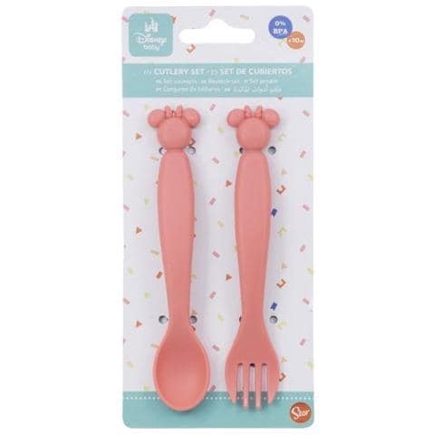 Disney Baby Set Posate 2Pz Plastica Minnie Art. 13325 - Foto 1