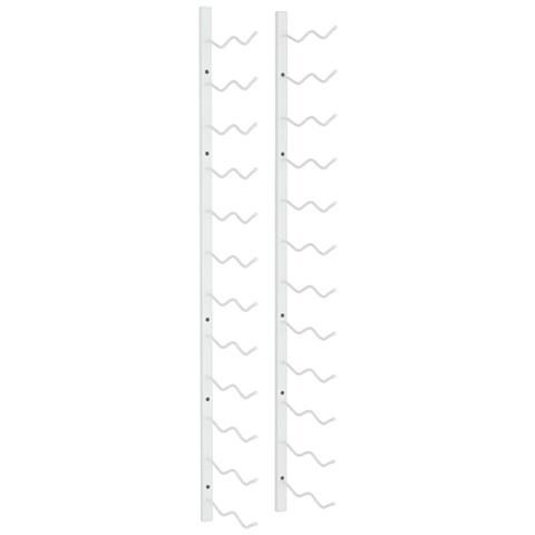 Lusso Casadino -  Portavini Da Parete Per 24 Bottiglie Bianco In Ferro - Foto 1