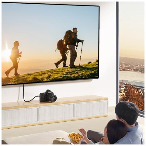 Cavo Da Hdmi A Micro Hdmi 4k / 60hz Per Tablet, Tv, Fotocamere 3 M - Foto 5