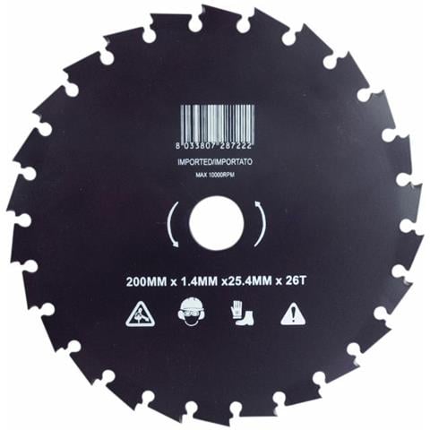 Disco Per Decespugliatore 26 Denti Larghezza 200mm - Foto 1