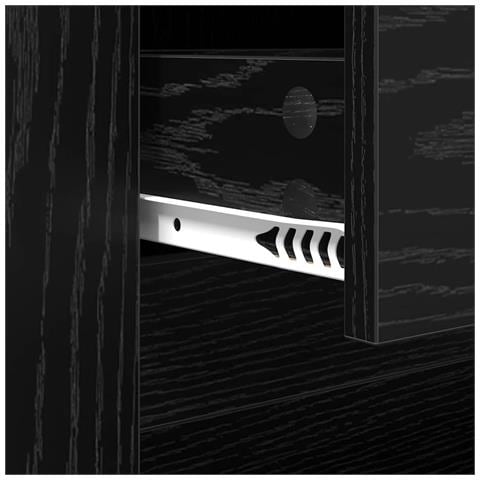 Tavolino da salotto with Drawer Rovere nero 102 x 44.5 x 50 cm - Foto 9