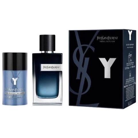 Set Yves Saint Laurent: Y Intense, Eau De Parfum, For Men, 100 Ml + Y, Anti-perspirant, Deodorant Stick, For Men, 75 G - Foto 1