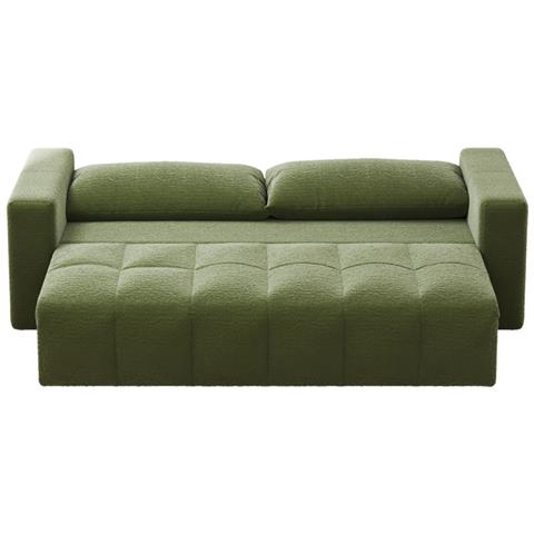 Canterbury Divano Letto 3 Posti Con Baule Ad Anello Verde - Foto 2