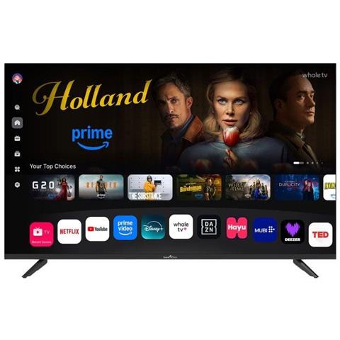 TV QLED 43QH02V 43" 4K Smart TV Whale OS Bluetooth Nero - Foto 1