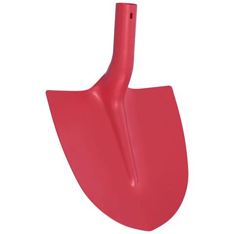 Testa di Pala Rosso 39,5 x 27,5 cm Acciaio verniciato a polvere - Foto 1