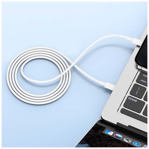 Cavo Usb-c A Lightning 2m Modello Must Havz Ricarica E Trasferimento Rapido, Bianco - Foto 5