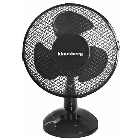 KB-7473 Ventilatore da tavolo elegante nero da 23 cm con funzione pivotante - Foto 1