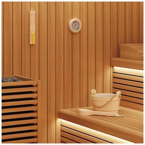 Set di Accessori per Sauna 4 pcs Marrone - Foto 2