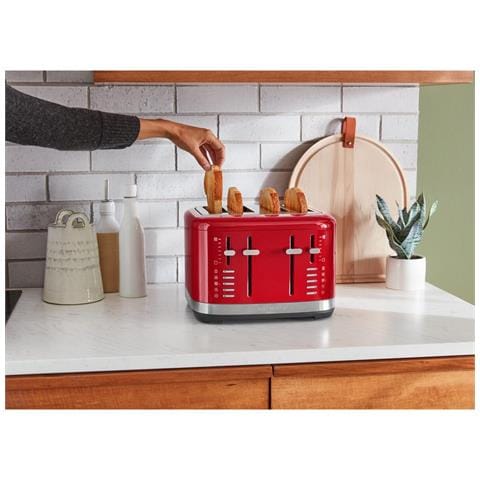 5KMT4109EER 7 4 fetta /e 1640 W Rosso, Acciaio inox - Foto 2