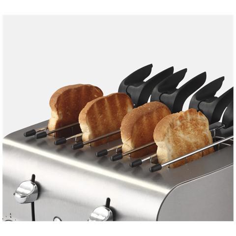 Express 4 Tostapane Elettrico con Funzione Scongelamento Potenza 1600 Watt - Foto 2