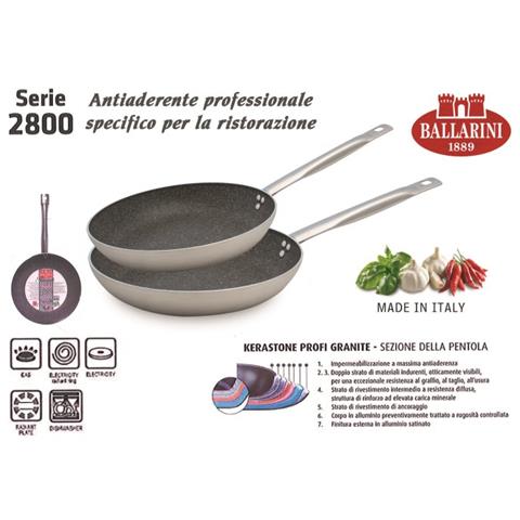 Padella Bassa 1 Manico Diametro 36 cm Professionale Granite - Foto 2