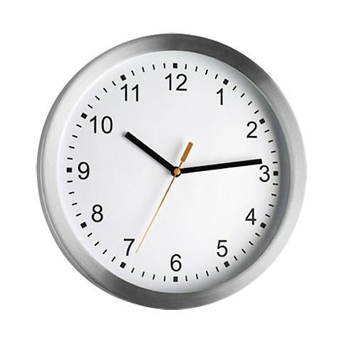 Orologio Elettronico da Parete Argento Aluminio 981045 - Foto 1