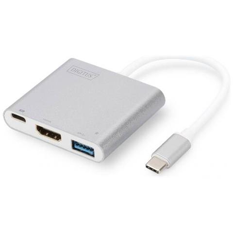 Adattatore Multiporta USB 3.0 Tipo C - HDMI+USB 3.0+ Porta Tipo C - Foto 1