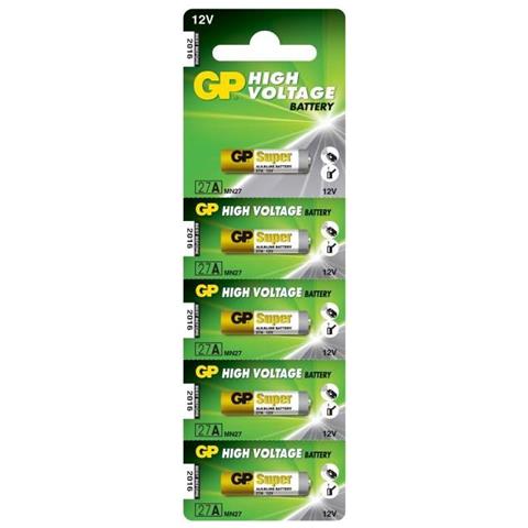 IC-GP17736 - Blister 5 Batterie Alcaline Specialistiche 27A - Foto 1