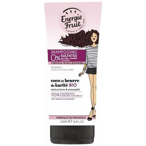 Shampoing Coco Et Beure De Karité - sans Sulfate - cheveux Frisés - 250 ml - Foto 1