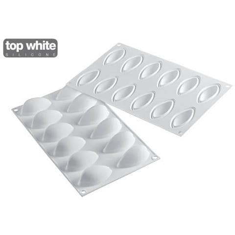 Quenelle 24 - Stampo In Silicone 63x29 H 28 Mm - Foto 1