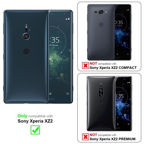 Custodia Compatibile Con Sony Xperia Xz2 In Rosso Mela - Coperchio Protettiva Con Chiusura Magnetica, Funzione Stand E Tasca Per Le Carte - Foto 11