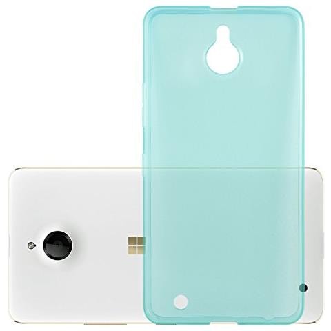 Custodia Compatibile Con Nokia Lumia 850 In Blu Transparente - Coperchio Protettivo In Silicone Tpu Flessibile - Foto 1