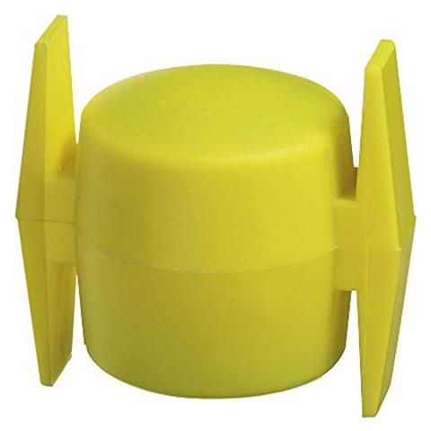 Gah Alberts 654 276 - Mm Testa A Croce Per Pali Stendibiancheria In Plastica Per Tubi Dal Diametro Di Colore 44: Giallo - Foto 1