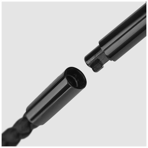 Collana in Pelle per Uomo ""Wolf"" 50cm Nero - Foto 8