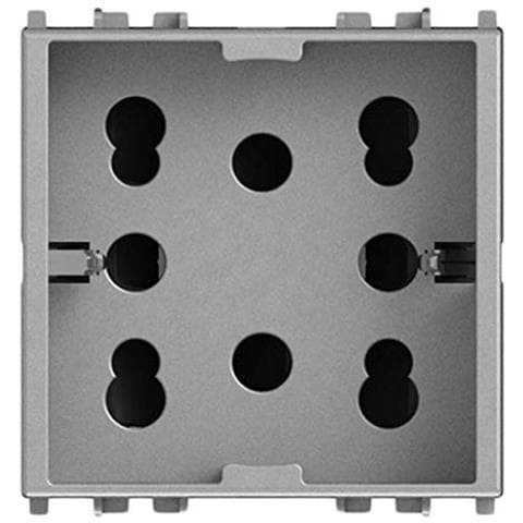 Presa Multistandard 1 Schuko O 2 Bipasso Compatibile Con Vimar Eikon - 4b / v20n / h21 - Foto 1
