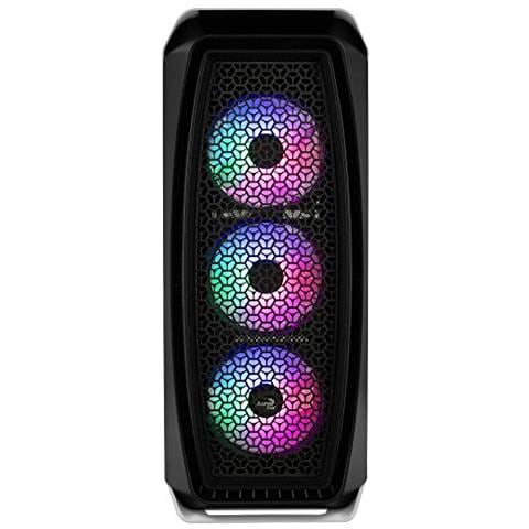Aeroonefrostwh, Case Pc Atx, 4 Ventole Rgb, Pannello In Vetro, Bianco - Foto 2