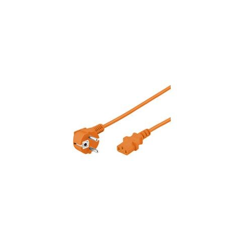 5m Power cable, Maschio / femmina, 5m, Arancione - Foto 1