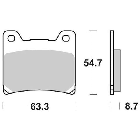 Pastiglie Freno Posteriore 555ls - Foto 1