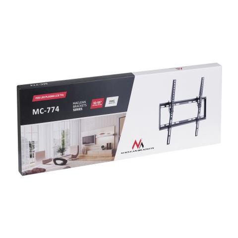 Supporto TV a Muro MC-774 da 32-55" Peso Massimo Supportato 35 Kg Colore Nero - Foto 6