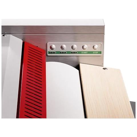 Stiratrice a Rullo Professionale MG03 T Mangano da Stiro Biancheria Piana Federe Lenzuola Copriletti Asciugamani Tende Tovaglie Tovaglioli Rullo 120x18 cm Elettronica Efficienza A++ Garanzia 5 Anni - Foto 2