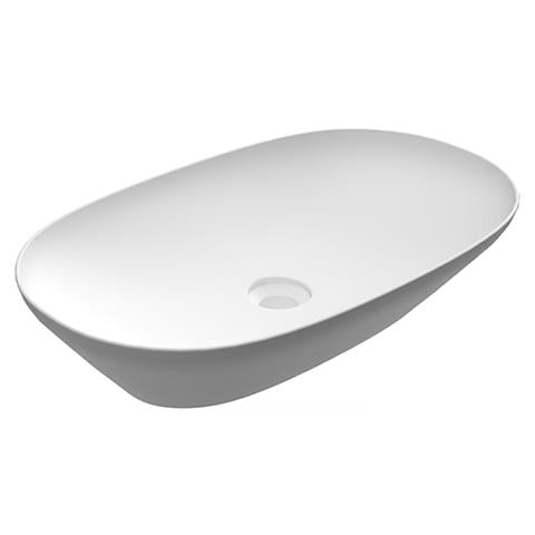 Lavabo D’appoggio Ovale Rak Ceramics 60x36 Cm Bianco - Foto 1