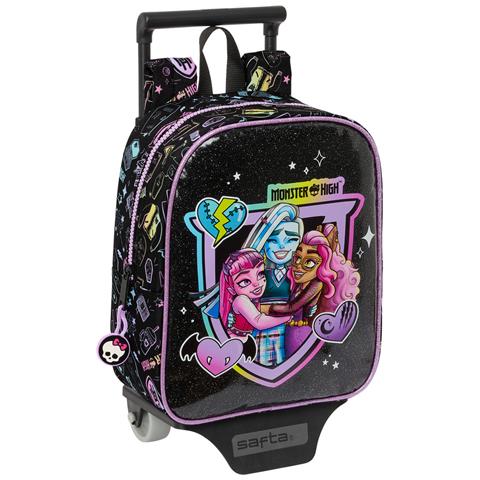 Trolley Per La Scuola Monster High Nero 22 X 27 X 10 Cm - Foto 1