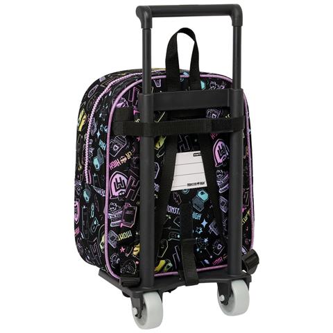 Trolley Per La Scuola Monster High Nero 22 X 27 X 10 Cm - Foto 2