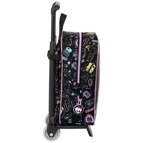 Trolley Per La Scuola Monster High Nero 22 X 27 X 10 Cm - Foto 3