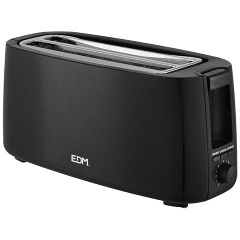 Tostapane Doppio Slot Nero 1400 W - Foto 1