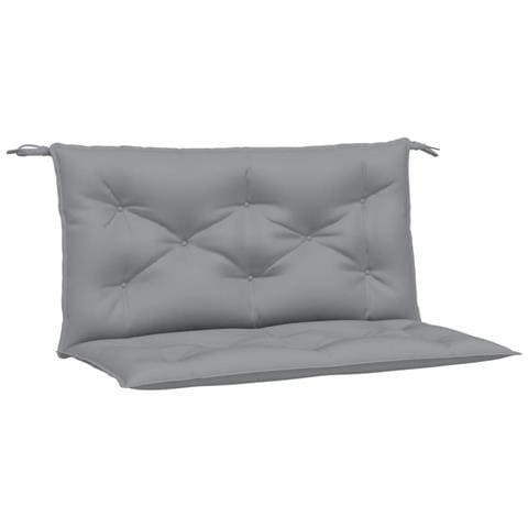 Cuscini Panca Da Giardino 2pz Grigi 100x50x7cm Tessuto Oxford - Foto 2