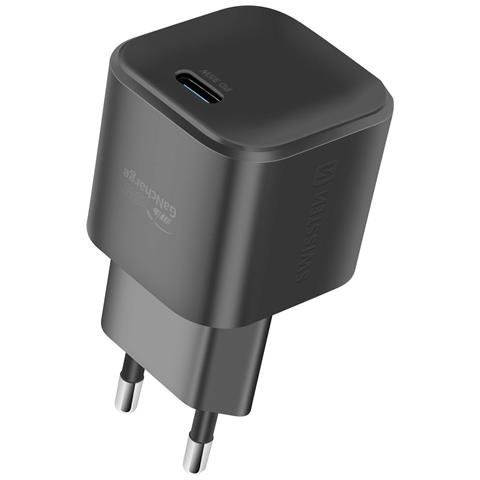 Caricabatterie Ultraveloce Gan Usb-c 35w Con Cavo Lightning Da 1,2 M, Nero - Foto 1