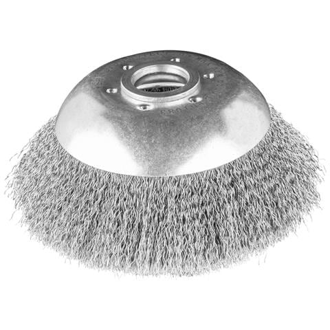 Spazzola Metallica Per Decespugliatore 150 X 25,4 Mm, Fili Morbidi E Ondulati - Foto 1