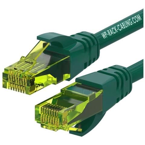 C-PAT-6AU020G cavo di rete Verde 2 m Cat6a U /UTP (UTP) - Foto 1